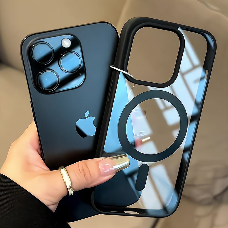 Black Coque Magnétique Antichoc Pour Iphone