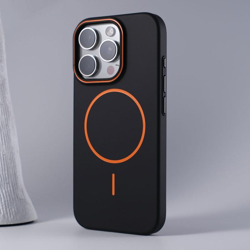 Black Coque Ultra-Mince MagSafe Avec Protection Renforcée Pour iPhone