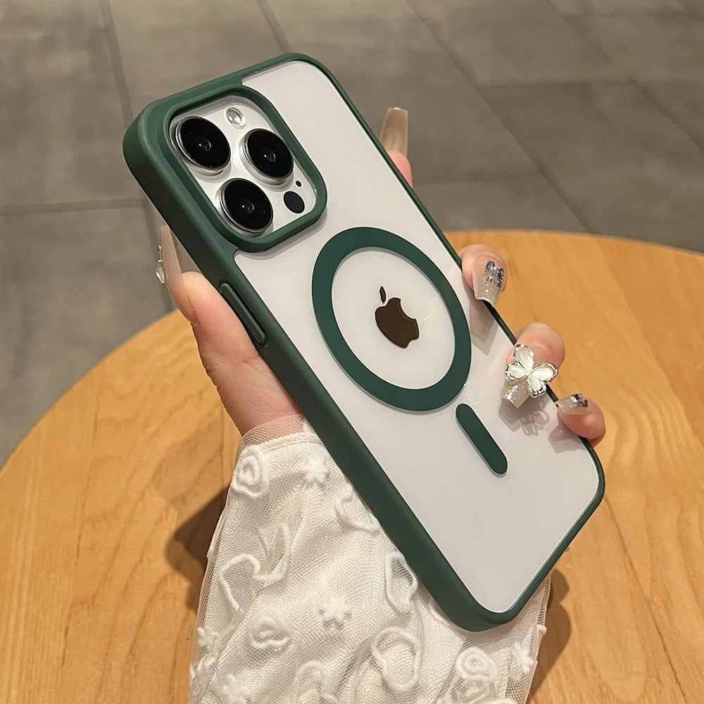 Green Coque Magnétique Antichoc Pour Iphone