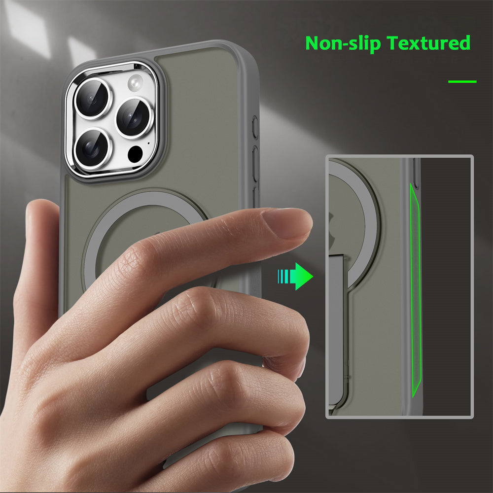 Coque Magnétique Avec Support Pliable Pour iPhone - Image 5