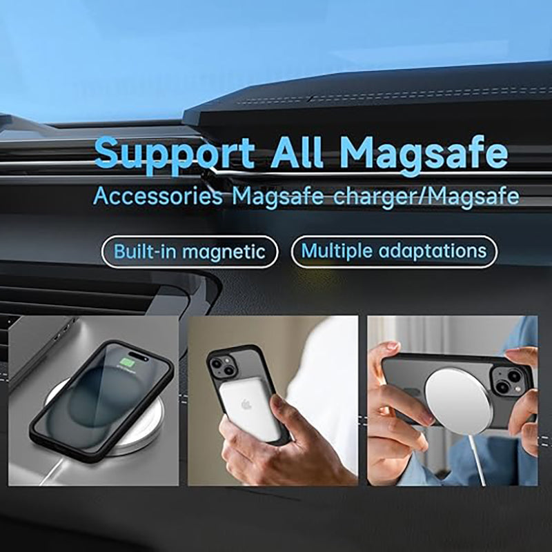 Coque Magnétique Transparente Antichoc Pour iPhone - Image 5