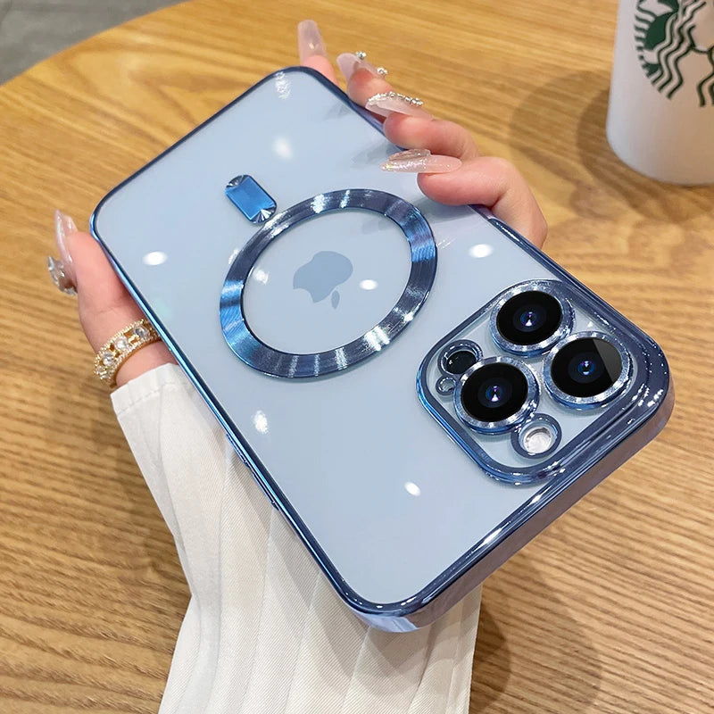 Sierra Blue Coque Magnétique Avec Protection Renforcée Pour iPhone