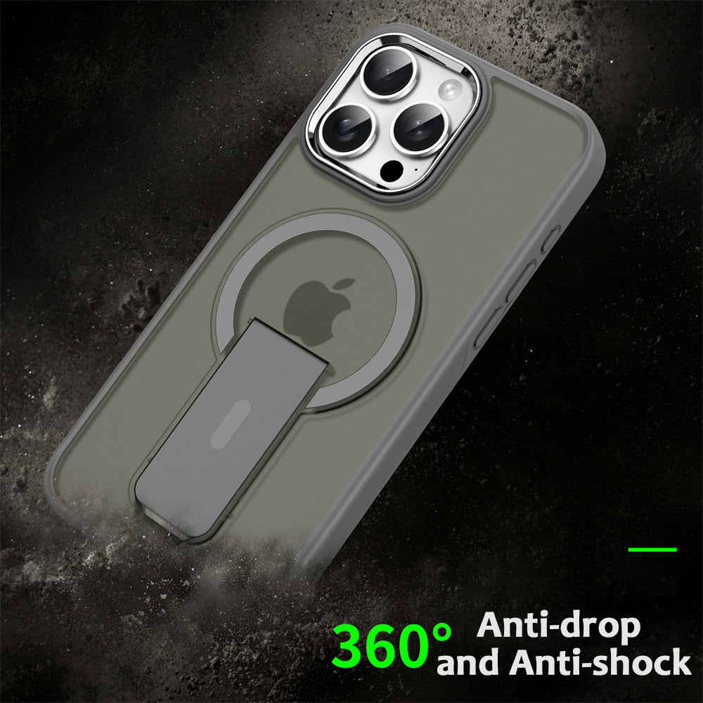 Coque Magnétique Avec Support Pliable Pour iPhone - Image 6