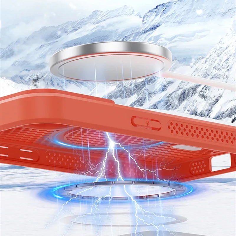 Coque Magnétique Antichoc À Ventilation Optimisée Pour iPhone - Image 6