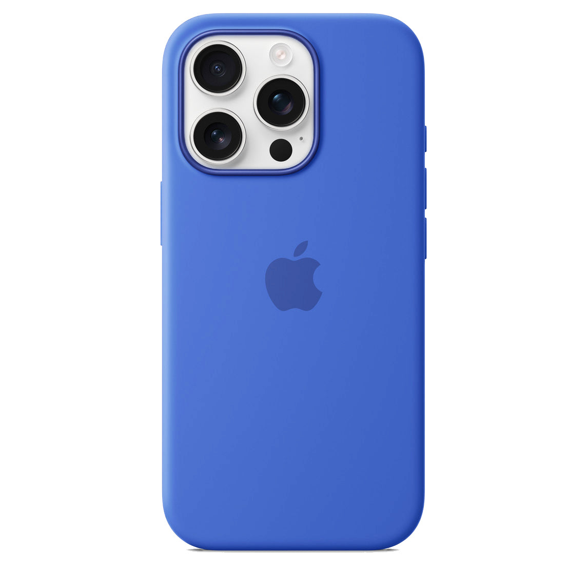 Deep Lake Blue Coque Silicone Pour iPhone