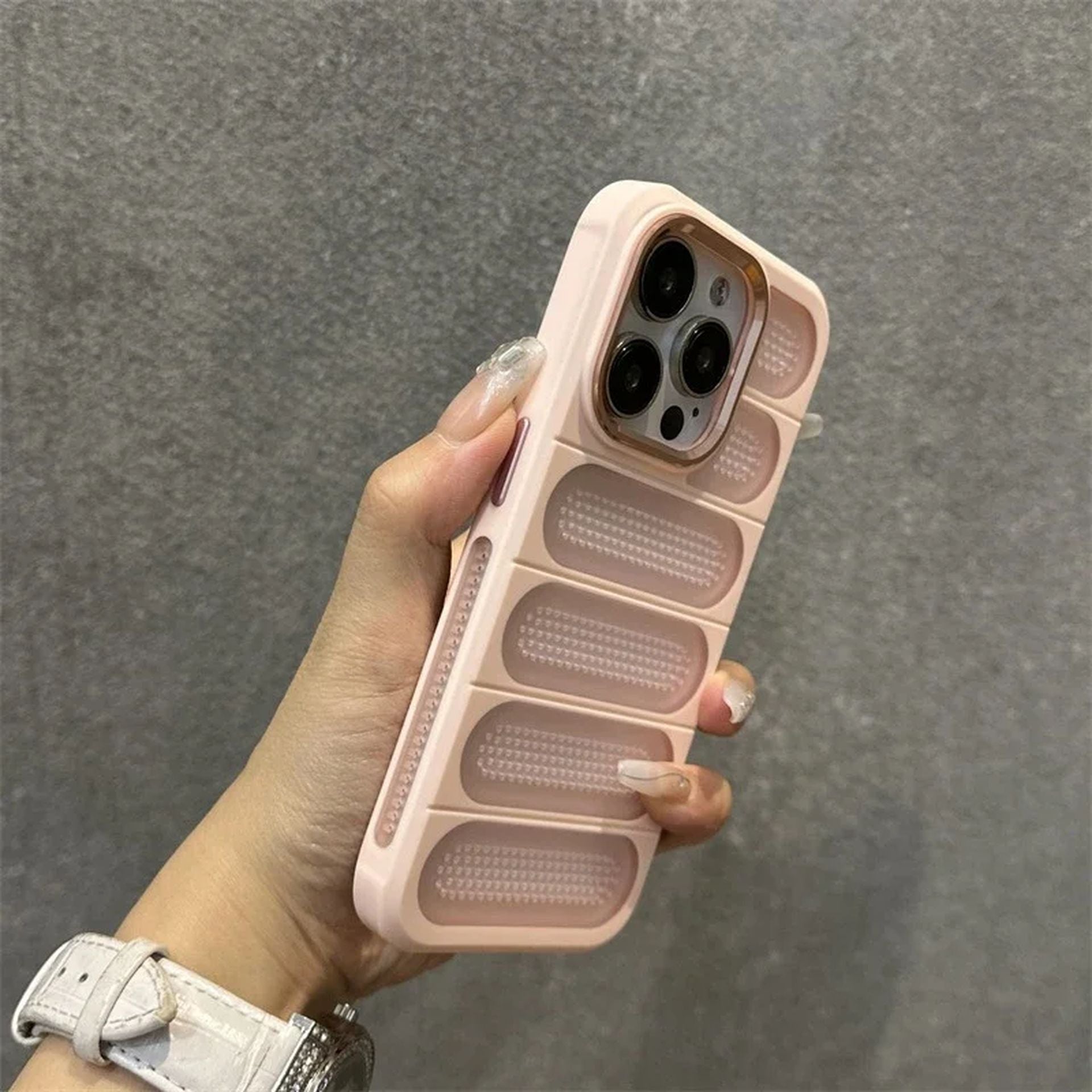 Coque Antichoc Avec Design Ergonomique pour iPhone 14 Pro Max - Rose
