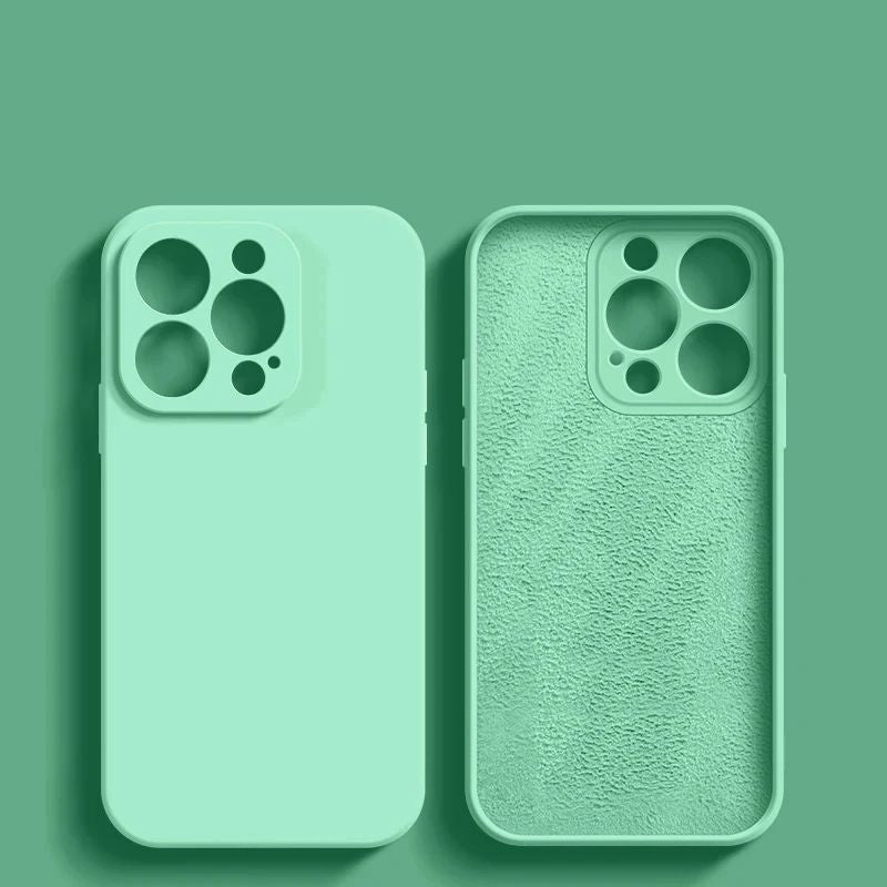 Coque Antichoc Fine en Silicone pour iPhone 12 Pro - Vert Clair