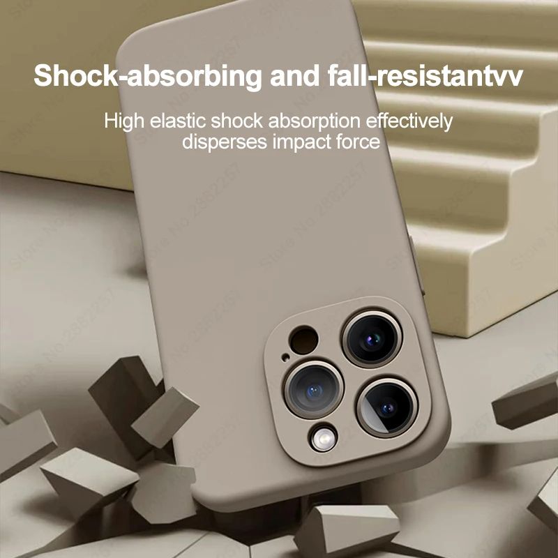 Coque Antichoc Fine en Silicone pour iPhone 12 Pro