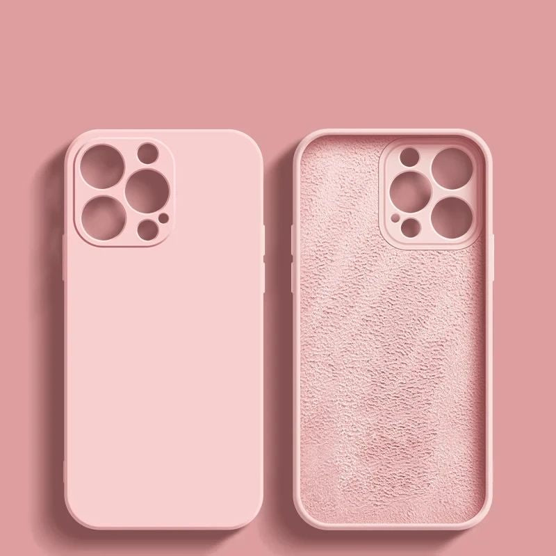 Coque Antichoc Fine en Silicone pour iPhone 13 Pro Max - Rose Clair