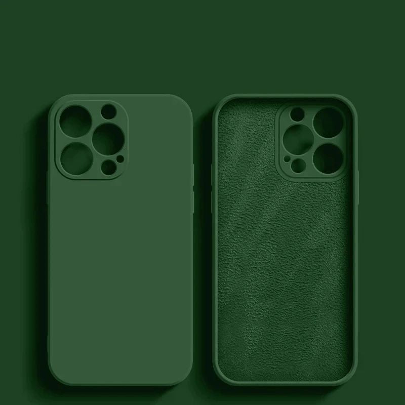 Coque Antichoc Fine en Silicone pour iPhone 14 Plus - Vert