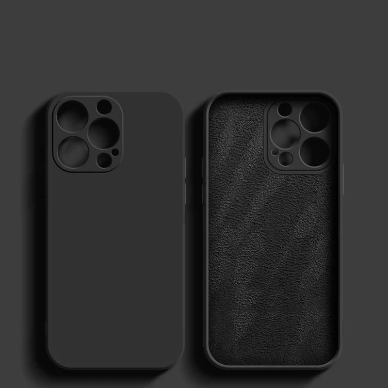 Coque Antichoc Fine en Silicone pour iPhone 15 - Noir