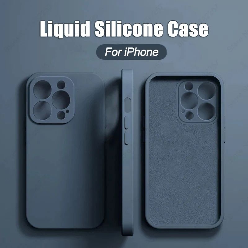 Coque Antichoc Fine en Silicone pour iPhone 16 Pro Max