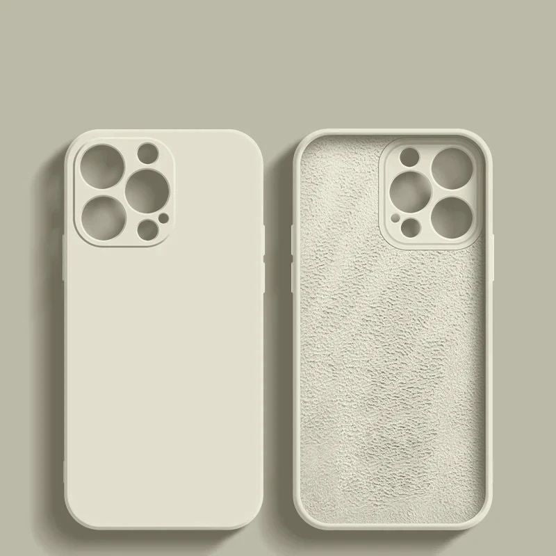 Coque Antichoc Fine en Silicone pour iPhone 16 Pro Max - Blanc