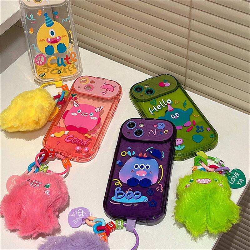 Coque Créatures Mignonnes Avec Pendentif pour iPhone 16 Pro Max