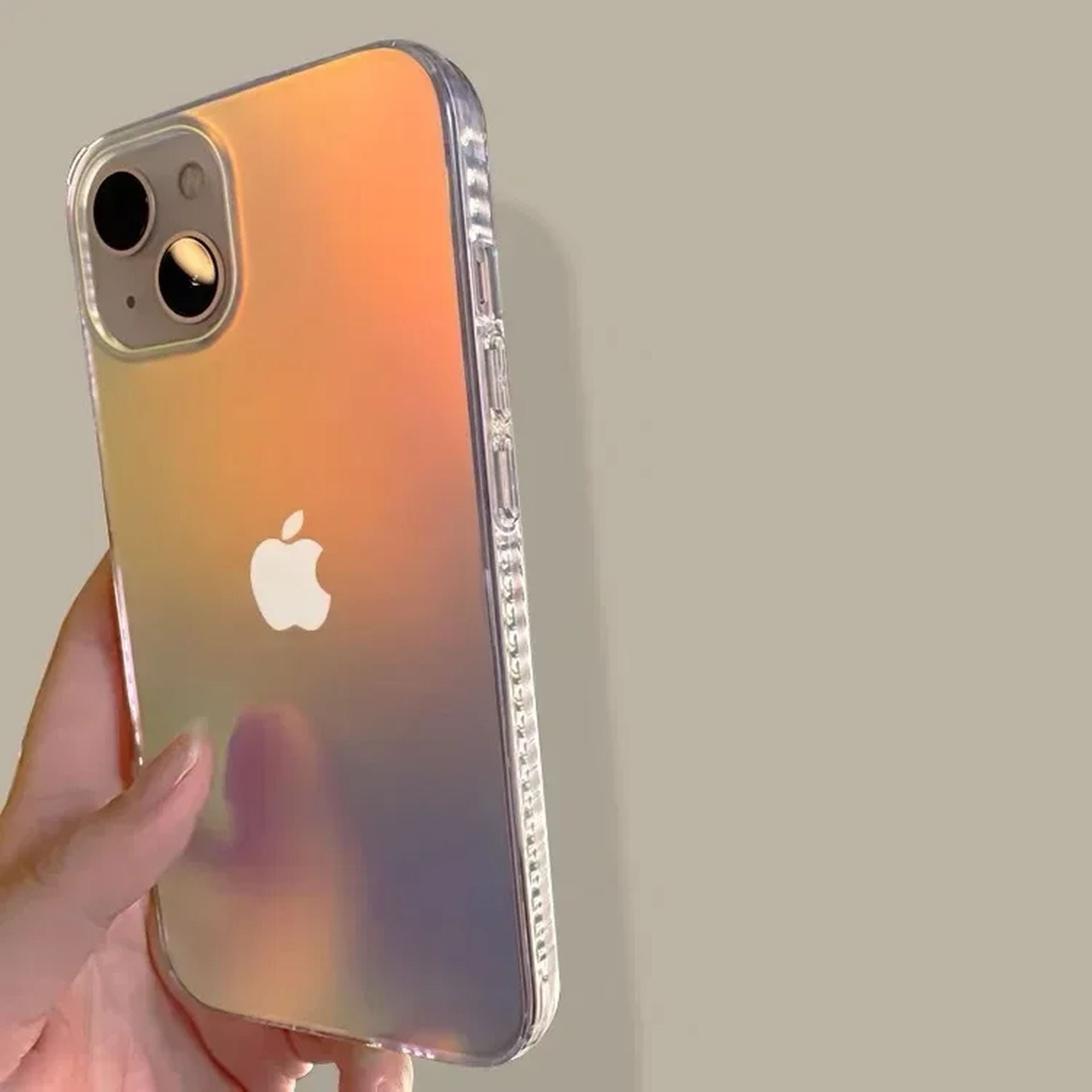 Coque Dégradée Laser Auroral Antichoc pour iPhone 15 Plus
