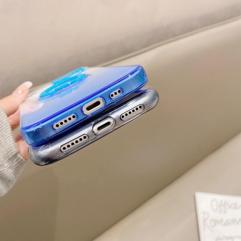 Coque Dégradée Transparente Avec Support et Protection d'objectifs pour iPhone 16 Pro Max