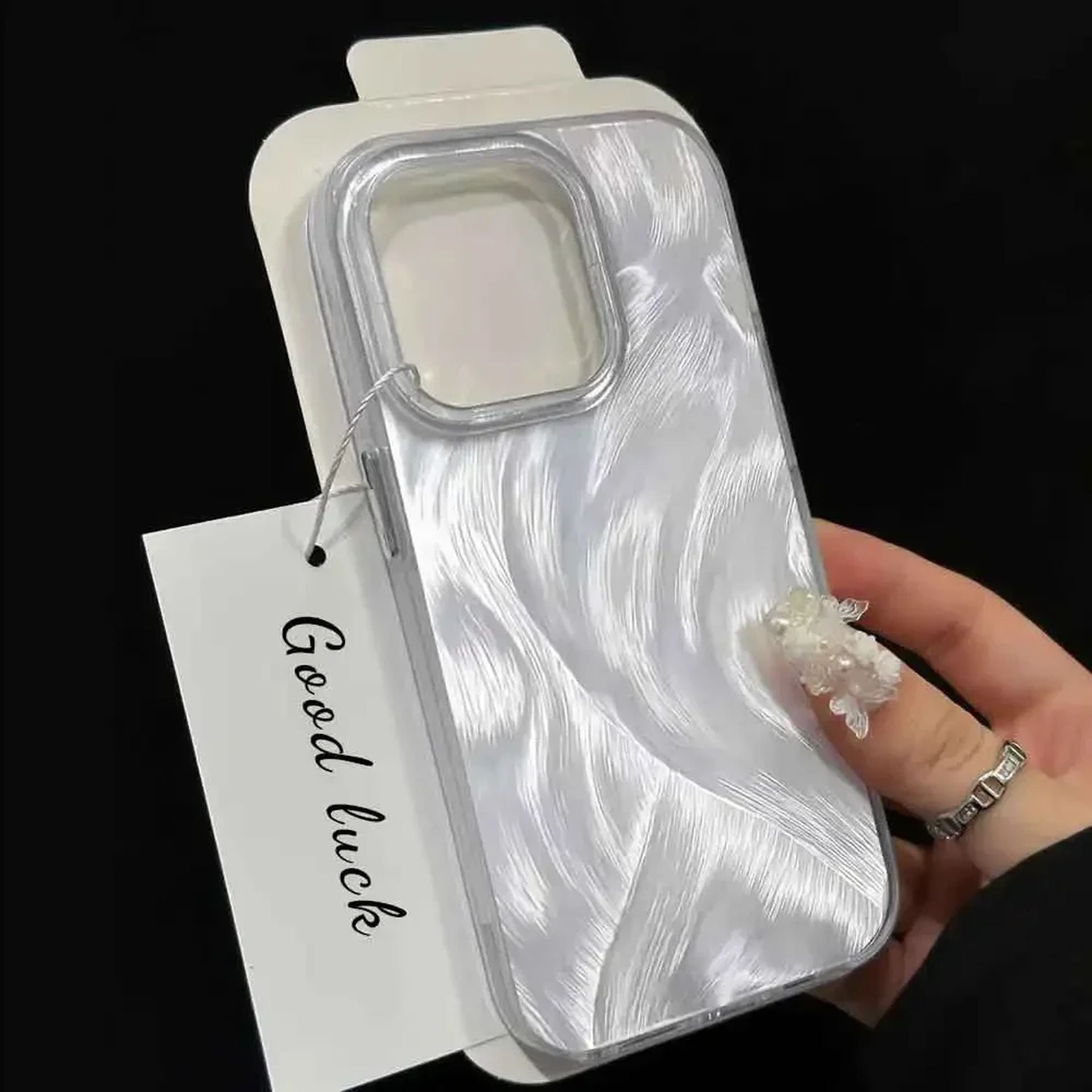 Coque Design Élégant Avec Finition Miroir Pour iPhone 16 Pro Max