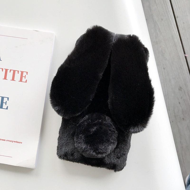 Coque Lapin en Fourrure pour iPhone 12 Pro - Coque Wiqeo 15€-20€, Coque, iPhone 12 Pro Wiqeo, Déstockeur de Coques Pour iPhone