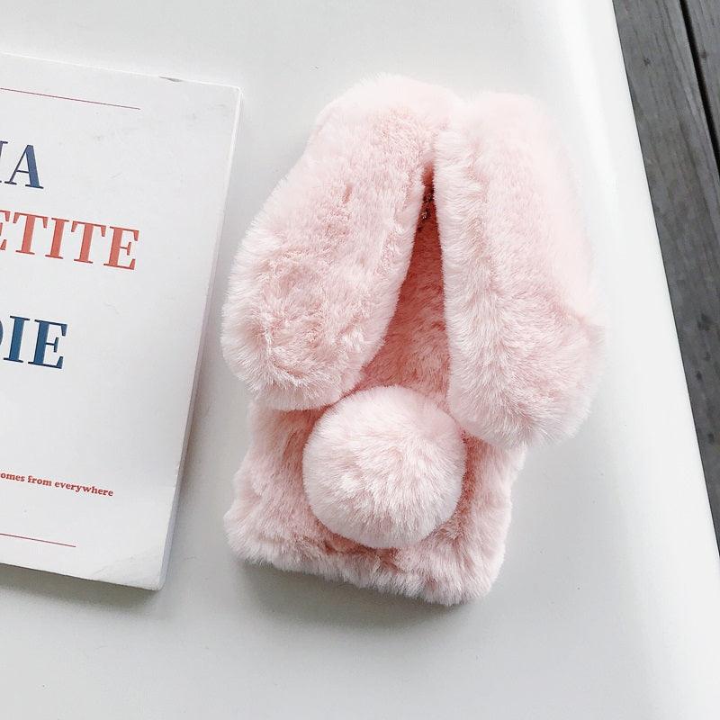 Coque Lapin en Fourrure pour iPhone 12 Pro - Coque Wiqeo 15€-20€, Coque, iPhone 12 Pro Wiqeo, Déstockeur de Coques Pour iPhone