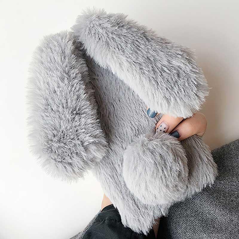 Coque Lapin en Fourrure pour iPhone 14 Plus - Coque Wiqeo 15€-20€, Coque, iPhone 14 Plus Wiqeo, Déstockeur de Coques Pour iPhone