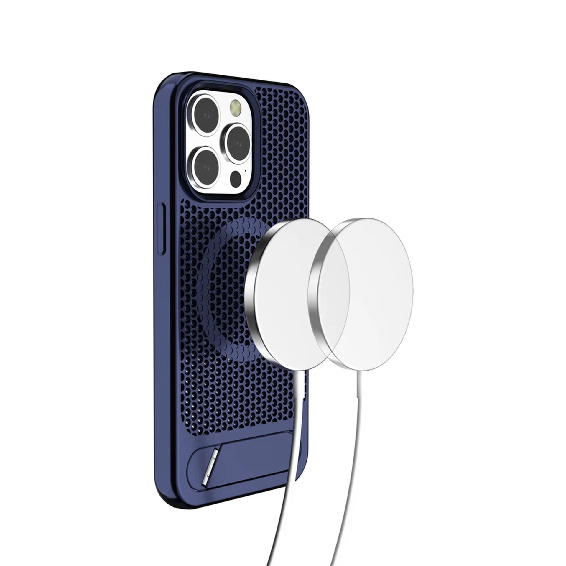 Coque Magnétique Antichoc Avec Dissipation Thermique pour iPhone 14 Plus