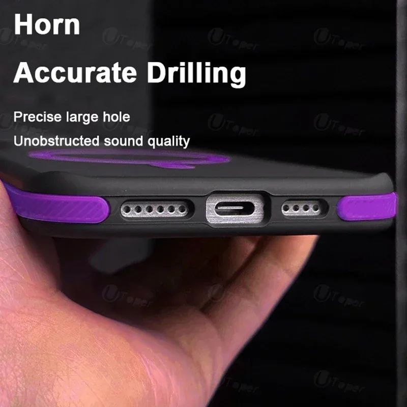 Coque Magnétique Bicolore pour iPhone 16 Pro