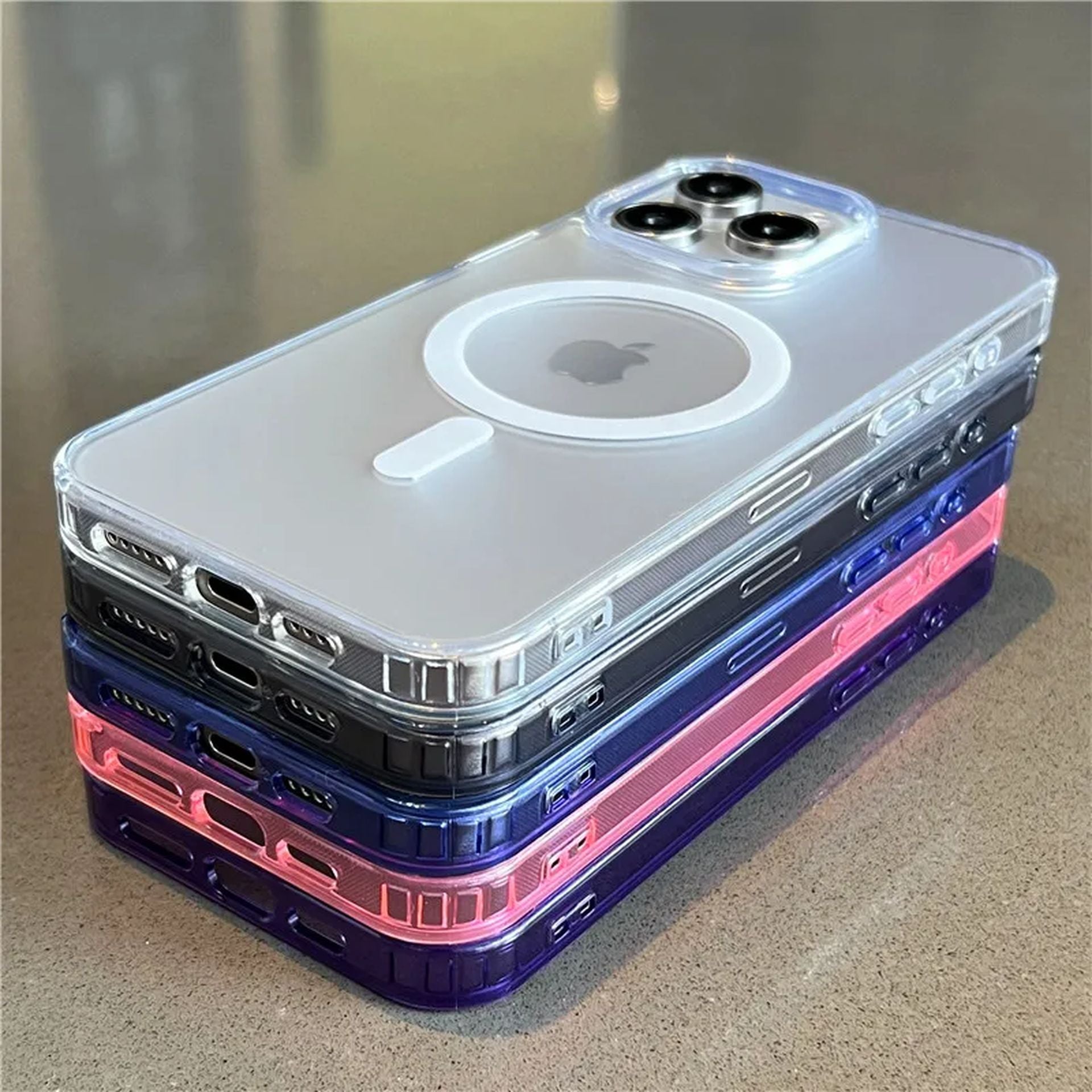Coque Magnétique Transparente Antichoc pour iPhone 13