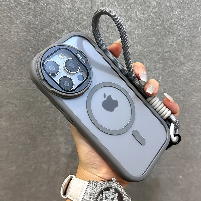 Coque Magnétique Transparente avec Protection d'Objectifs pour iPhone 12 Pro Max