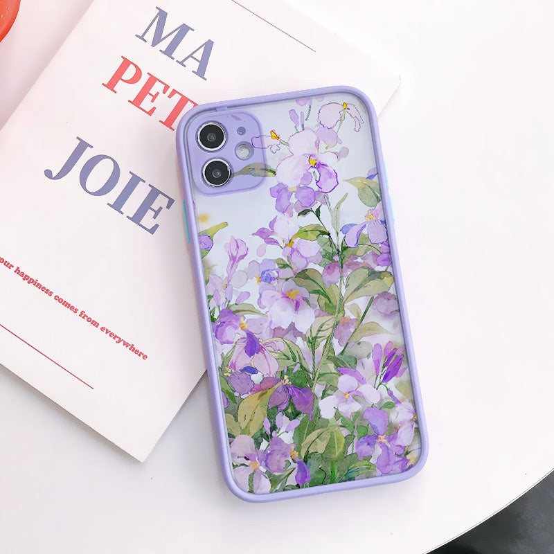 Coque Motif Fleur Luxe pour iPhone 13 - 13