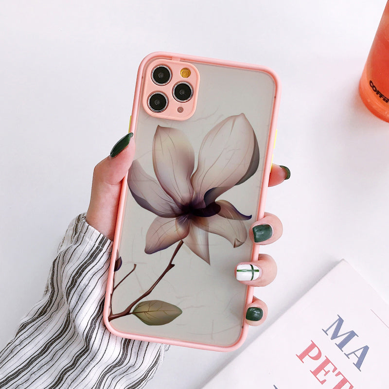 Coque Motif Fleur Luxe pour iPhone 16 Pro Max - 11