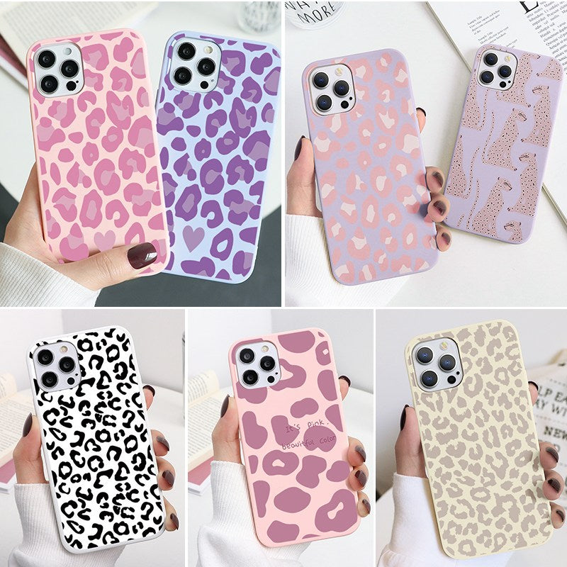 Coque Motif Léopard Coloré pour iPhone 15
