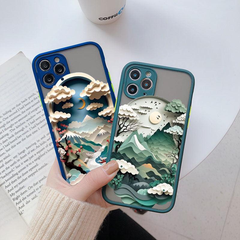 Coque Paysage Montagnes pour iPhone 16 Pro