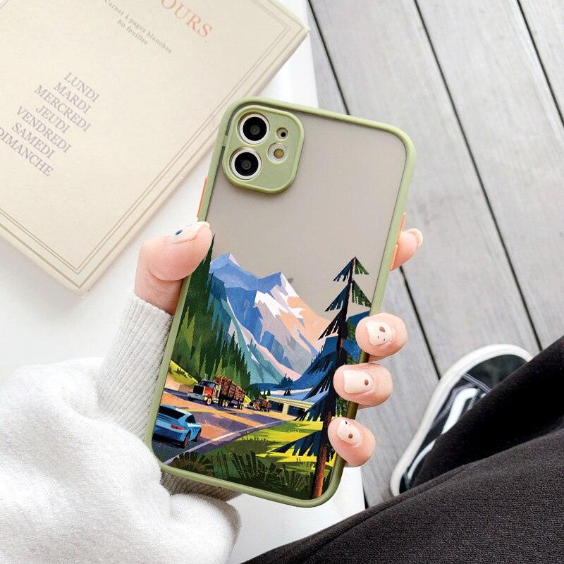 Coque Paysages Peints à la Main pour iPhone 16 Pro Max - Coque Wiqeo 10€-15€, Coque, iPhone 16 Pro Max, Silicone Wiqeo, Déstockeur de Coques Pour iPhone