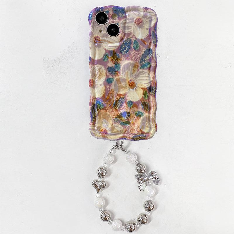 Coque Peinture à l'huile 3D Rétro pour iPhone 16 Pro Max - Coque Wiqeo 10€-15€, Chaine, Coque, iPhone 16 Pro Max, Silicone Wiqeo, Déstockeur de Coques Pour iPhone