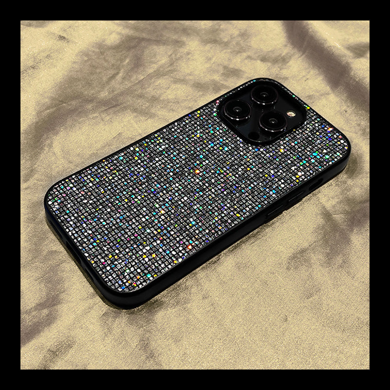 Coque Souple à Paillettes Scintillantes pour iPhone 15 - Gris