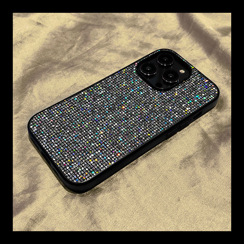 Coque Souple à Paillettes Scintillantes pour iPhone 16 Pro Max - Gris