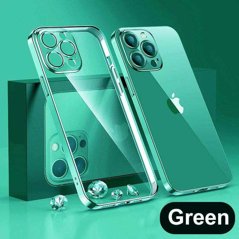 Coque Transparente Avec Placage Luxe en Gel de Silice pour iPhone 13 Pro Max - Coque Wiqeo 10€-15€, Coque, iPhone 13 Pro Max, Silicone, Transparente Wiqeo, Déstockeur de Coques Pour iPhone