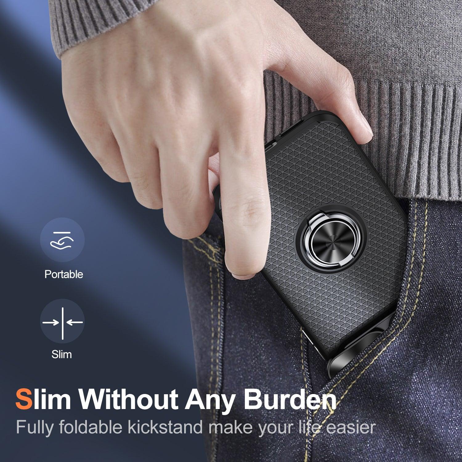 Coque Antichoc Coulissante Avec Anneau de Support 360° pour iPhone 13 Pro Max - Coque Wiqeo 15€-20€, Coque, iPhone 13 Pro Max, Support Wiqeo, Déstockeur de Coques Pour iPhone