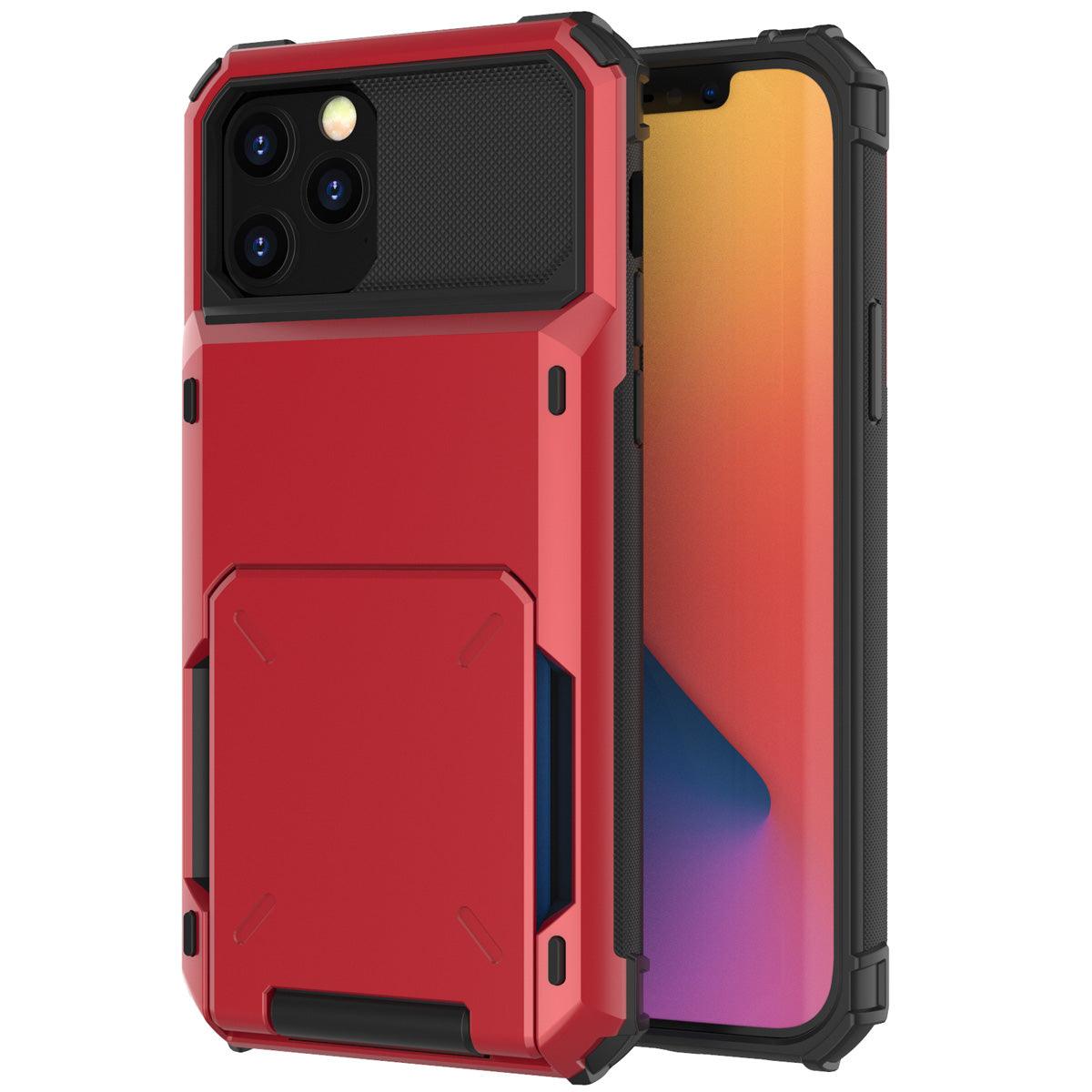 Coque Armure Porte-cartes pour iPhone 12 Pro - Coque Wiqeo 15€-20€, Coque, iPhone 12 Pro, Portefeuille Wiqeo, Déstockeur de Coques Pour iPhone