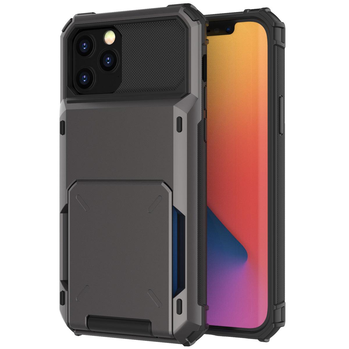 Coque Armure Porte-cartes pour iPhone 14 Pro Max - Coque Wiqeo 15€-20€, Coque, iPhone 14 Pro Max, Portefeuille Wiqeo, Déstockeur de Coques Pour iPhone
