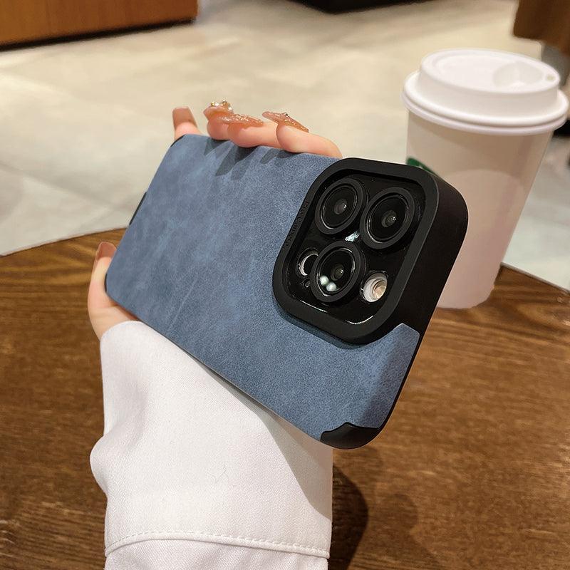 Coque Aspect Cuir Souple pour iPhone 15 - Coque Wiqeo 10€-15€, Coque, Cuir, iPhone 15 Wiqeo, Déstockeur de Coques Pour iPhone