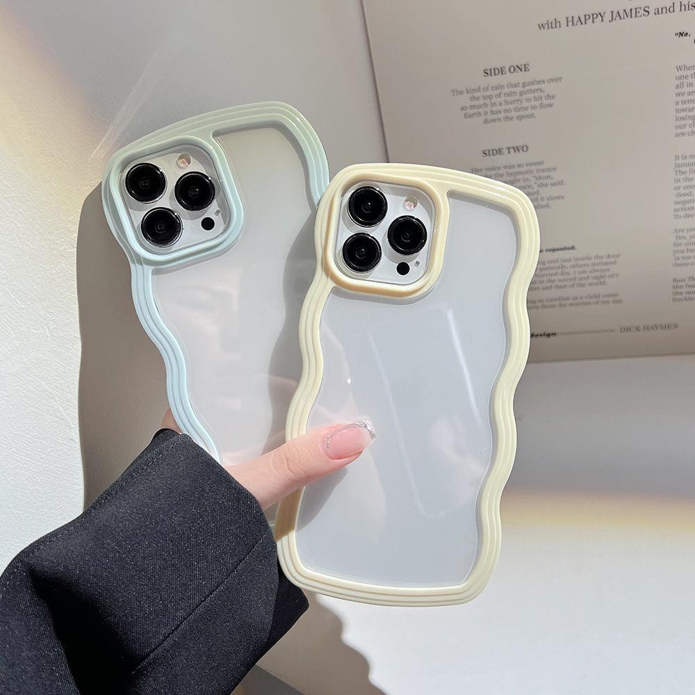 Coque Bordures Déformées pour iPhone 13 Pro Max - Coque Wiqeo 10€-15€, Coque, iPhone 13 Pro Max, Silicone, Transparente Wiqeo, Déstockeur de Coques Pour iPhone