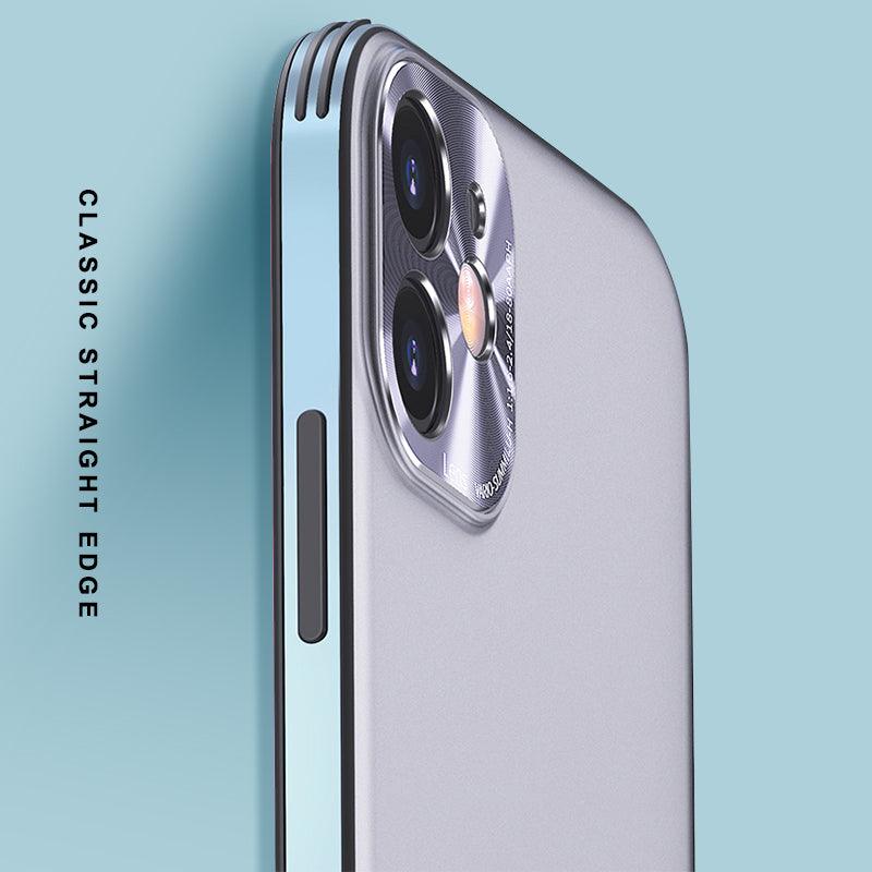 Coque Luxe Aluminum Metal Housse Etui M07 pour Apple iPhone 13 Pro Max Or