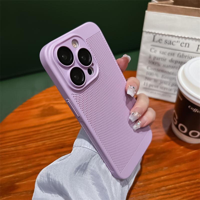 Coque en Silicone avec Grille Respirante pour iPhone 15 - Coque Wiqeo 15€-20€, Coque, iPhone 15, Silicone Wiqeo, Déstockeur de Coques Pour iPhone