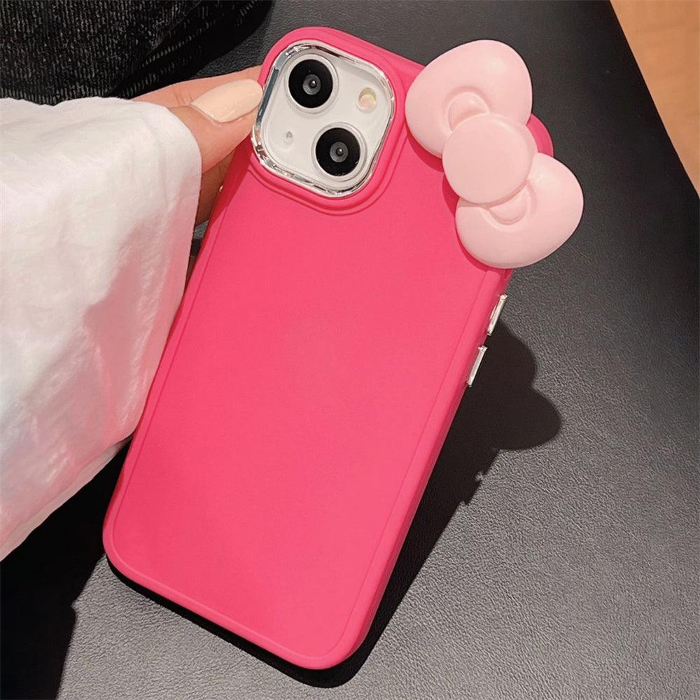 Coque en SIlicone avec Nœud Papillon pour iPhone 15 - Coque Wiqeo 15€-20€, Coque, iPhone 15, Silicone Wiqeo, Déstockeur de Coques Pour iPhone