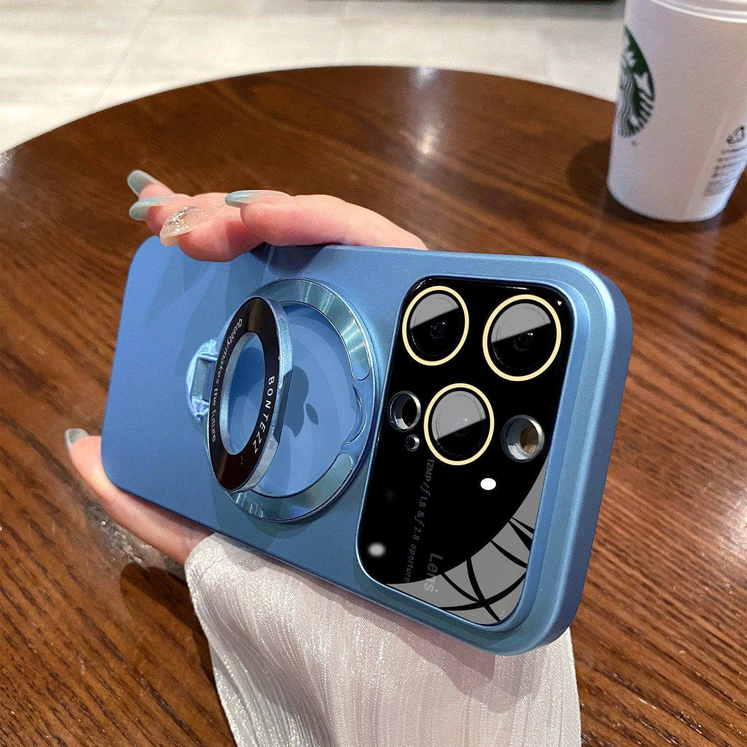 Coque Magsafe Luxe avec Support Rabattable pour iPhone 14 Plus - Coque Wiqeo 15€-20€, Coque, iPhone 14 Plus, Magsafe, Silicone, Support Wiqeo, Déstockeur de Coques Pour iPhone