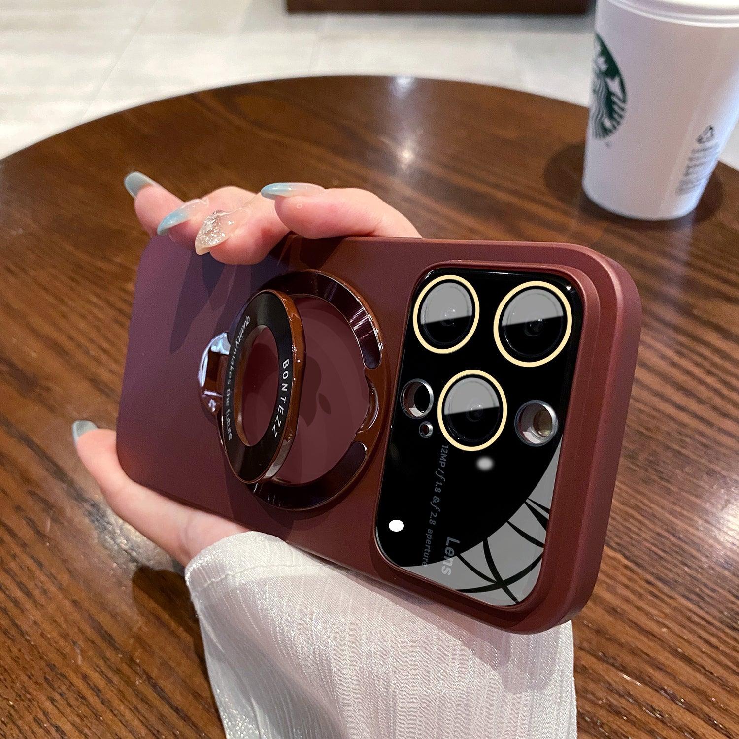 Coque Magsafe Luxe avec Support Rabattable pour iPhone 15 Plus - Coque Wiqeo 15€-20€, Coque, iPhone 15 Plus, Magsafe, Silicone, Support Wiqeo, Déstockeur de Coques Pour iPhone