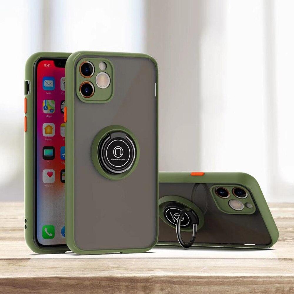 Coque Minimaliste Translucide avec Anneau Rabattable pour iPhone 13 - Coque Wiqeo 10€-15€, Coque, iPhone 13, Silicone, Support Wiqeo, Déstockeur de Coques Pour iPhone