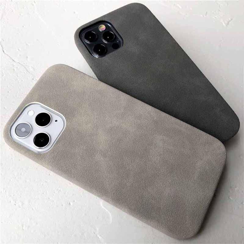 Coque Minimaliste Ultra Fine en Daim pour iPhone 13 Pro Max - Coque Wiqeo 10€-15€, Coque, Cuir, iPhone 13 Pro Max Wiqeo, Déstockeur de Coques Pour iPhone