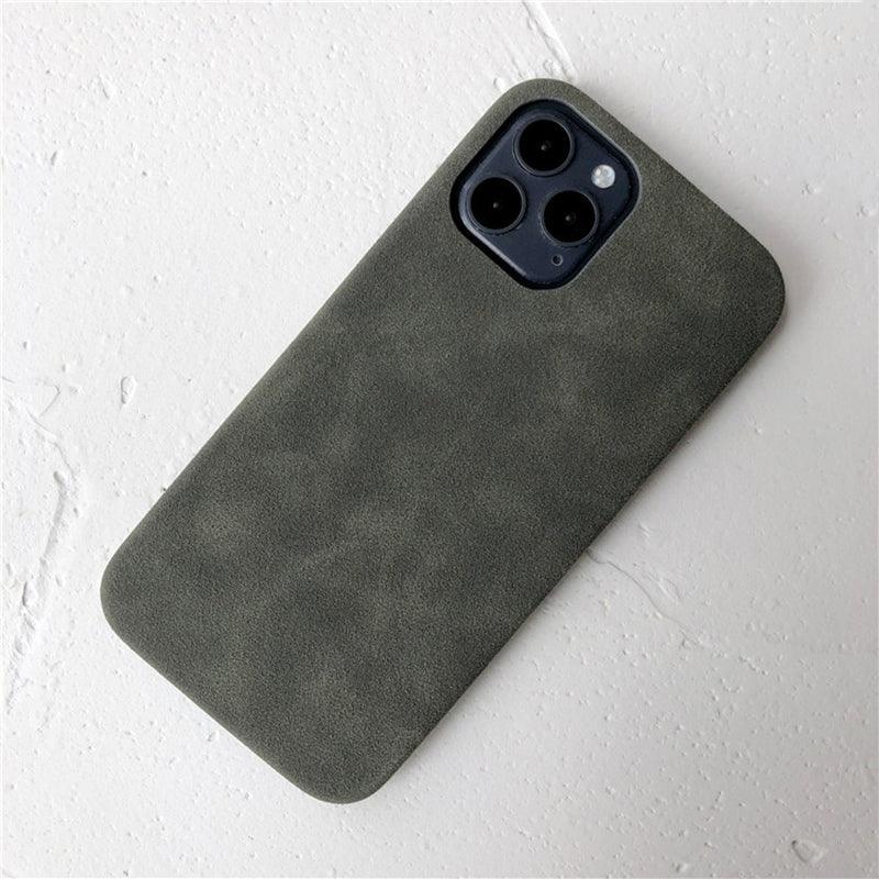 Coque Minimaliste Ultra Fine en Daim pour iPhone 13 Pro Max - Coque Wiqeo 10€-15€, Coque, Cuir, iPhone 13 Pro Max Wiqeo, Déstockeur de Coques Pour iPhone